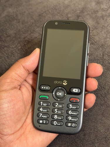 Doro 7010 black 4gb unlocked - black,
